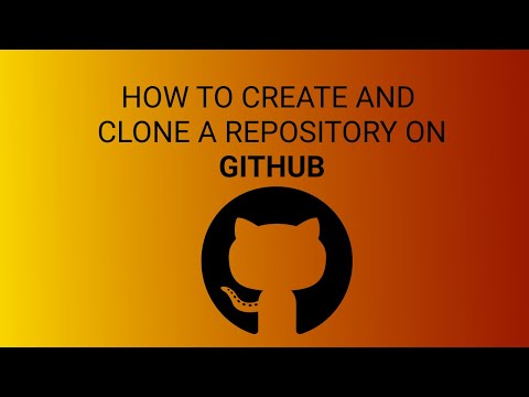 How to create and clone a repository on Github