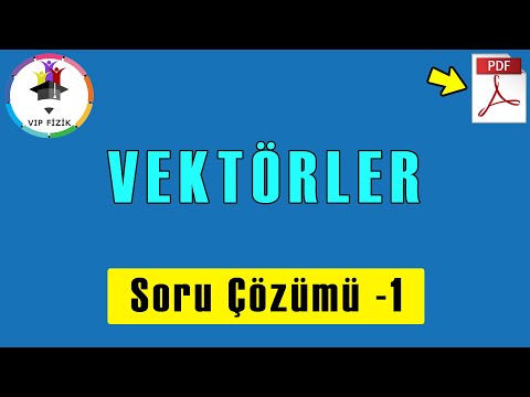 Vektörler Soru Çözümü -1 | PDF | AYT Fizik | 2022