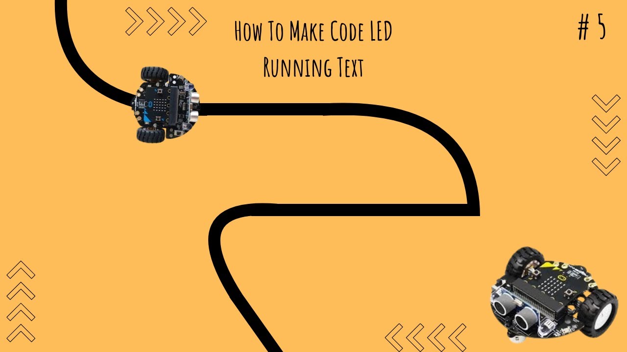 How To Make Code LED Running Text - YouTube