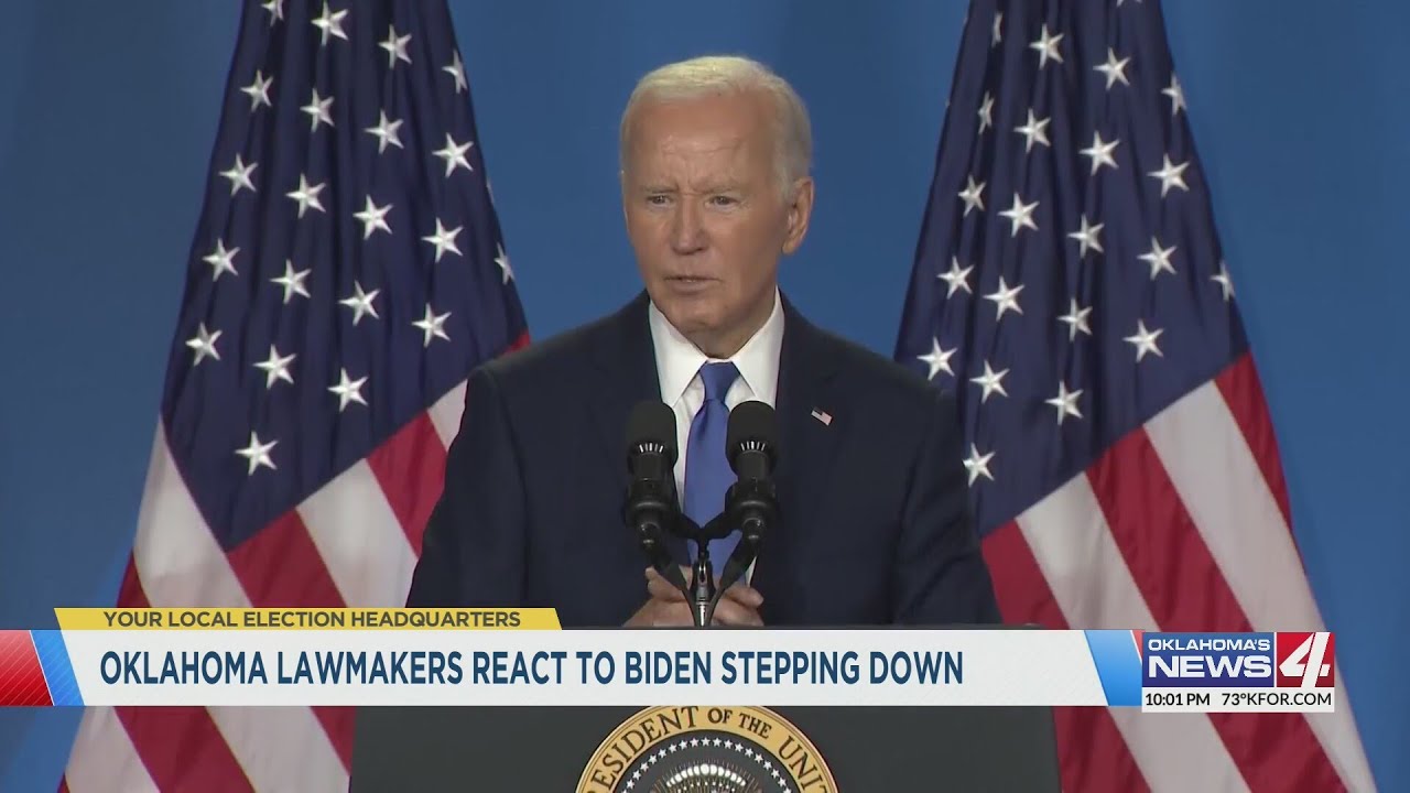 Oklahoma Lawmakers React to President Biden Dropping Out of 2024 Race ...