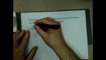 Finding the next terms of a geometric sequence with whole numbers