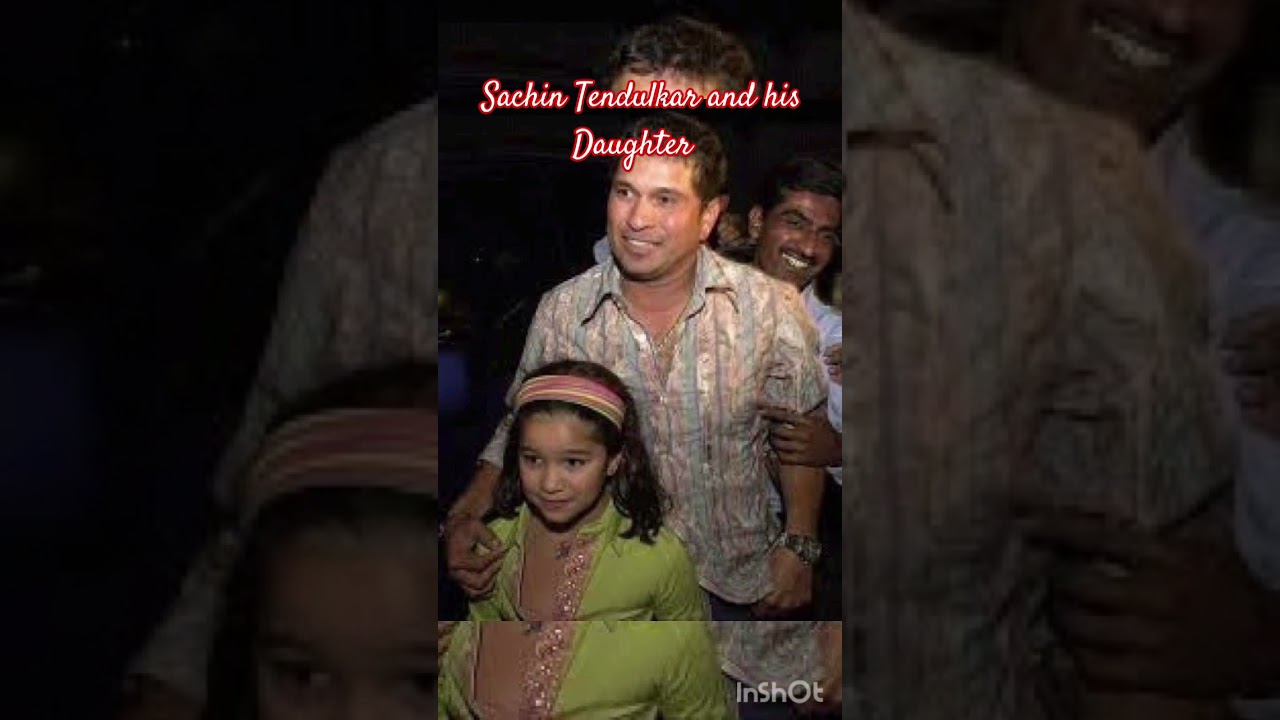 Sachin Tendulkar with his Daughter 