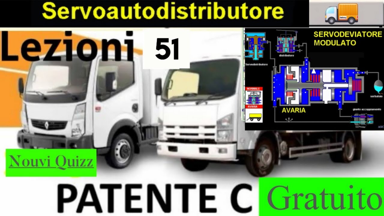 Patente C lezioni 51 Gratuito | Patente C Nouvi Quiz | Servodeviatore modulato
