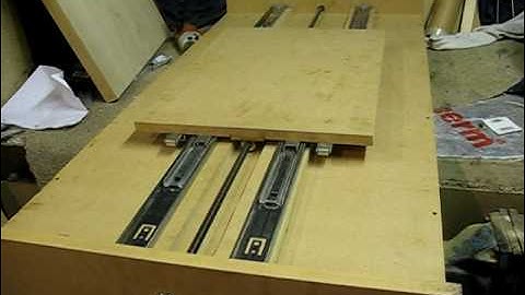 CNC Router MDF Build - Part1: X axis