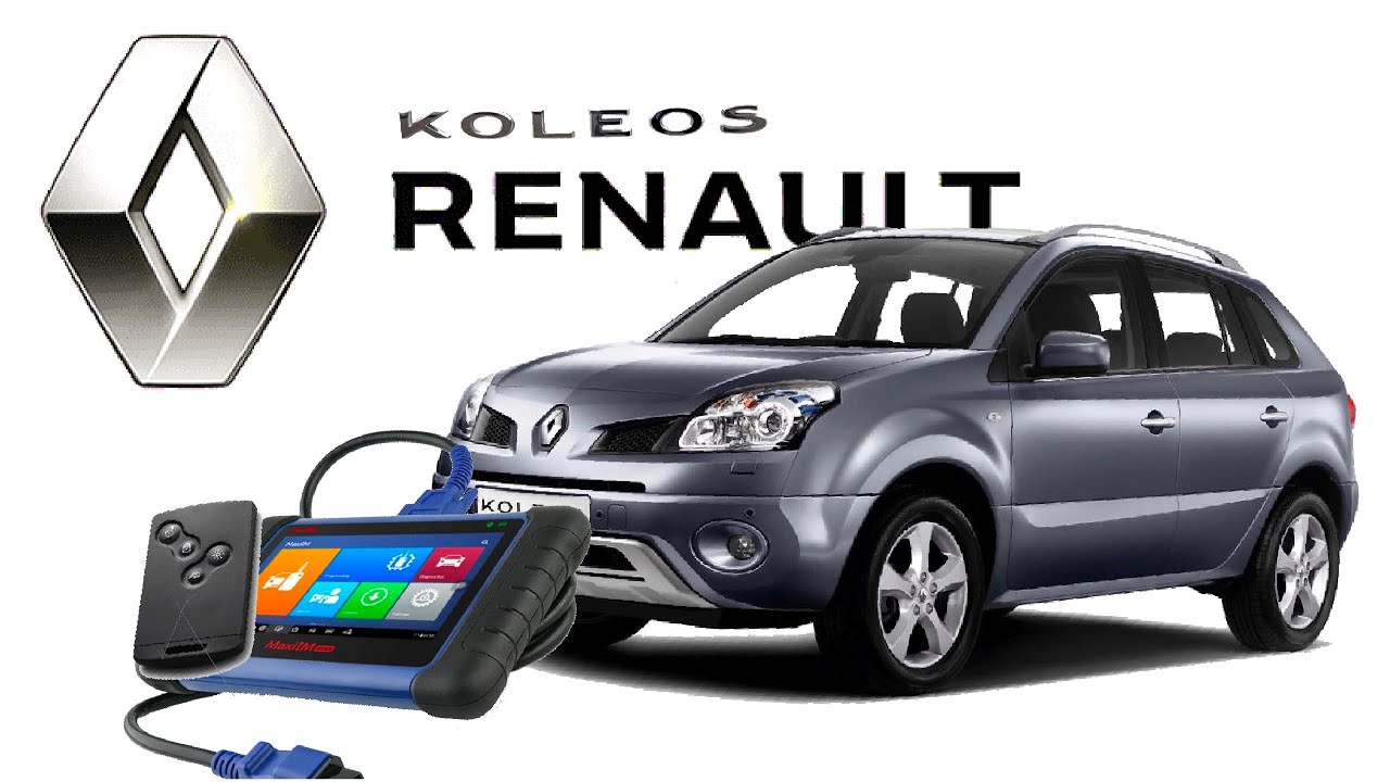 Как прописать ключи на Renault Koleos 2008 по полной утере/ Programkey Renault Koleos Oll key lost.