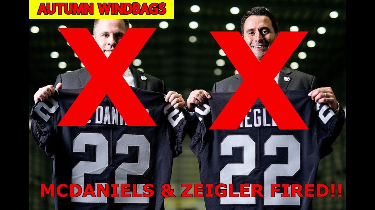 BREAKING: Raiders FIRE Josh McDaniels and Dave Ziegler