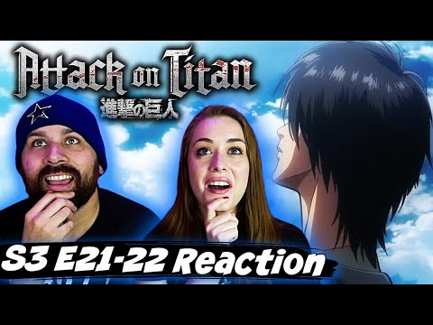 Attack on Titan S3 E21-22 "Attack Titan & The Other Side of The Wall" Reaction!