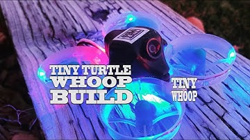 Tiny Turtle Whoop Build - with Inductrix FPV Plus Spektrum Transmitter and LED Setup