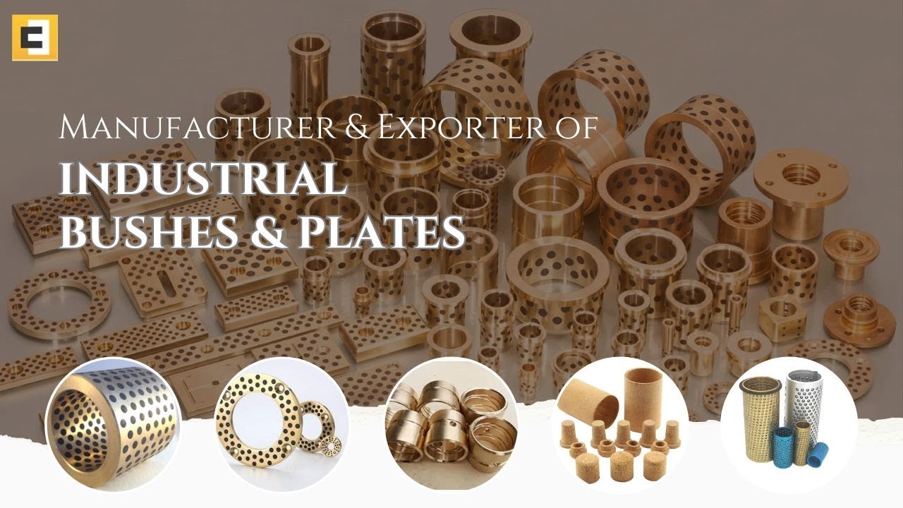 Industrial | Phosphor Gun Metal | Oilless Bushes | Graphite Bronze Bushes | Sintered Bronze Filter