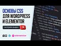 ✨ ОСНОВЫ CSS ДЛЯ WORDPRESS | ОСНОВЫ CSS ДЛЯ ELEMENTOR | РАЗРАБОТКА САЙТА НА WORDPRESS