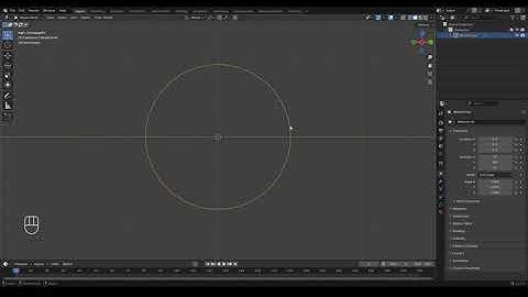 How to convert a simple curve to mesh in Blender 4.3 Tutorial