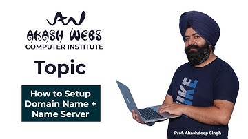 Change Server Name And Domain Name | By Akashdeep Singh | Akash Webs Computer Institute| Ludhiana |