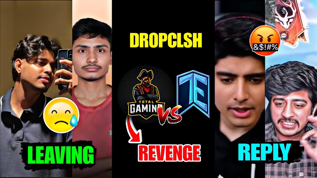 BREAKING NEWS 🔔 Delete And Aztec left TG🤯🥺 TG and ELITE Clashdrop 💥funny moments 😂Alexa Live Reply 🥵