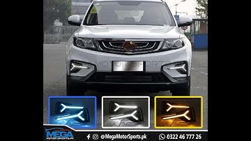 Proton X70 2020 2021 LED Drl Fog Covers | LED DRL Fog Covers | Megamotorsports.pk