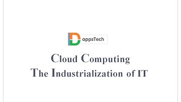 Cloud Computing - The Industrialization of IT - Devsena Mishra