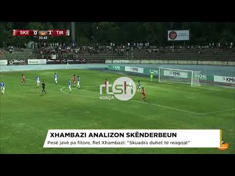 Xhambazi analizon Skënderbeun/ Pesë javë pa fitore, flet Xhambazi "Skuadra duhet të reagojë"
