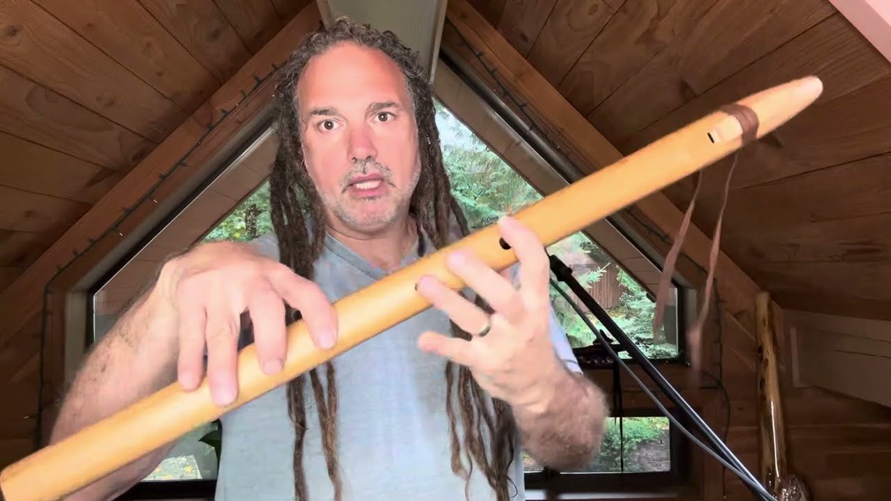 Low B Flat North American Indigenous Flute - YouTube