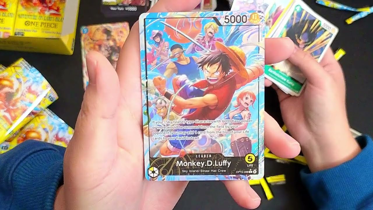 One Piece TCG OP15 Booster Box Opening | DaniCha - YouTube
