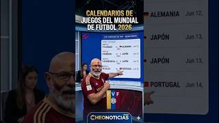 CALENDARIO partidos eliminatorias mundial de fútbol 2026 #ia #mundial2026 #latam #Venezuela#fútbol