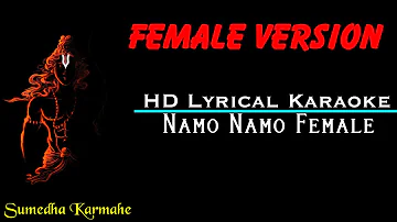 Namo Namo Shankara Karaoke With Lyrics Female Version | Sumedha Karmahe | Kedarnath ·MP Mohit Tiwari