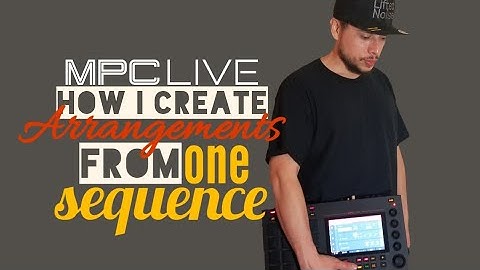 Akai MPC LIVE - Creating an Arrangement from One Sequence - Standalone