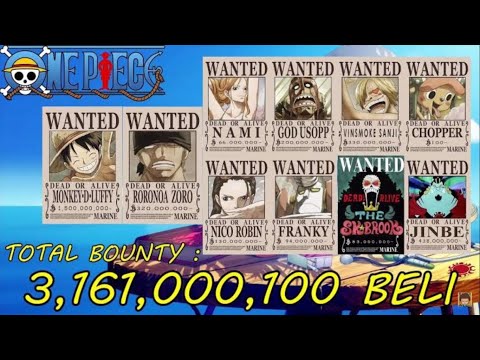 Straw Hats bounties after Whole Cake Island Saga
