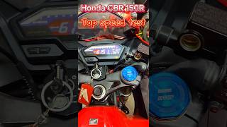Honda Cbr 150r Speed Test cbr cbr150r trending top speed viral highspeed