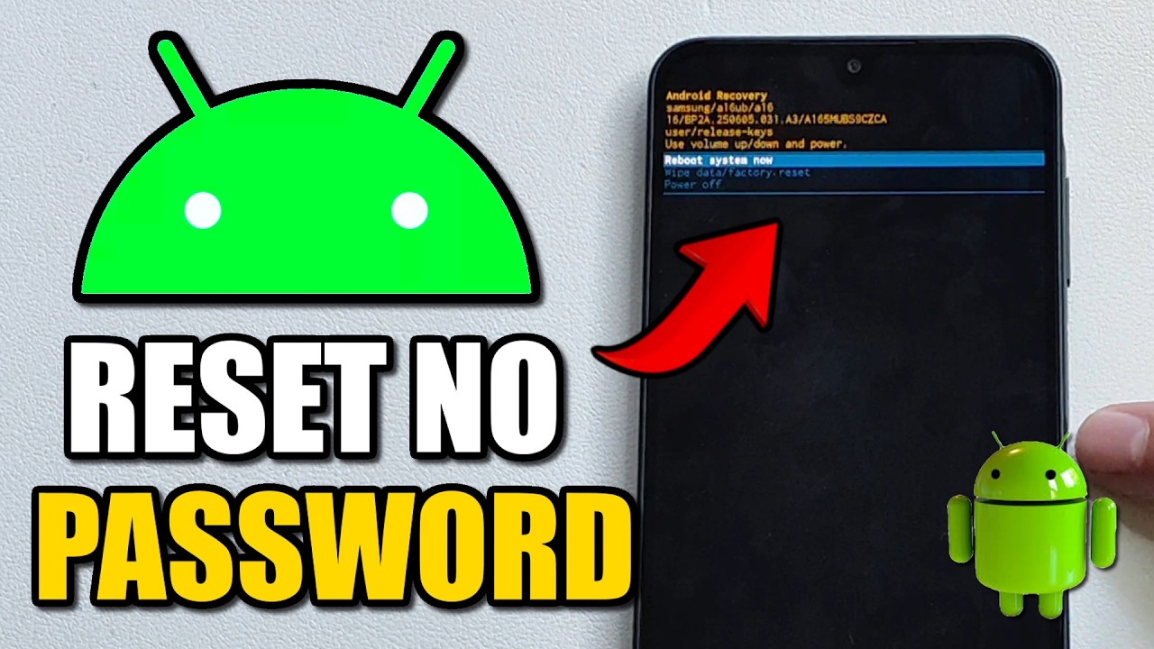 How To Hard Reset Android Phone Without PIN & Password - Best