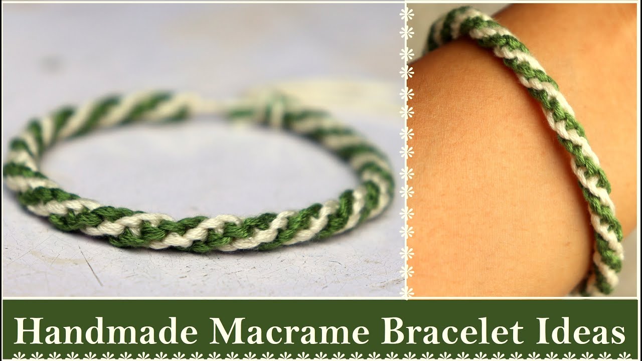 Handmade Macrame Bracelet Ideas | How To Make Bracelets At Home | DIY ...