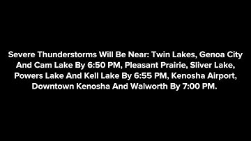 EAS Text - Severe Thunderstorm Warning #2 - 06/19/2009 (EAS #12) Plotagon Remake