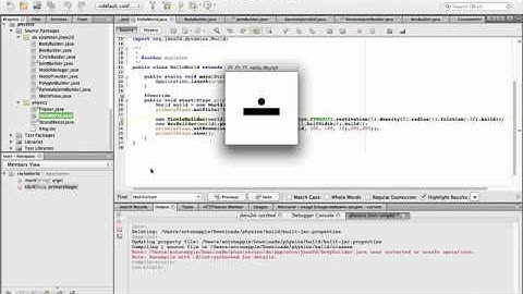 Hello World JBox2D & JavaFX