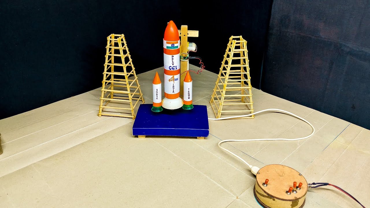 PSLV-C61 / EOS-09 model making | science project for school