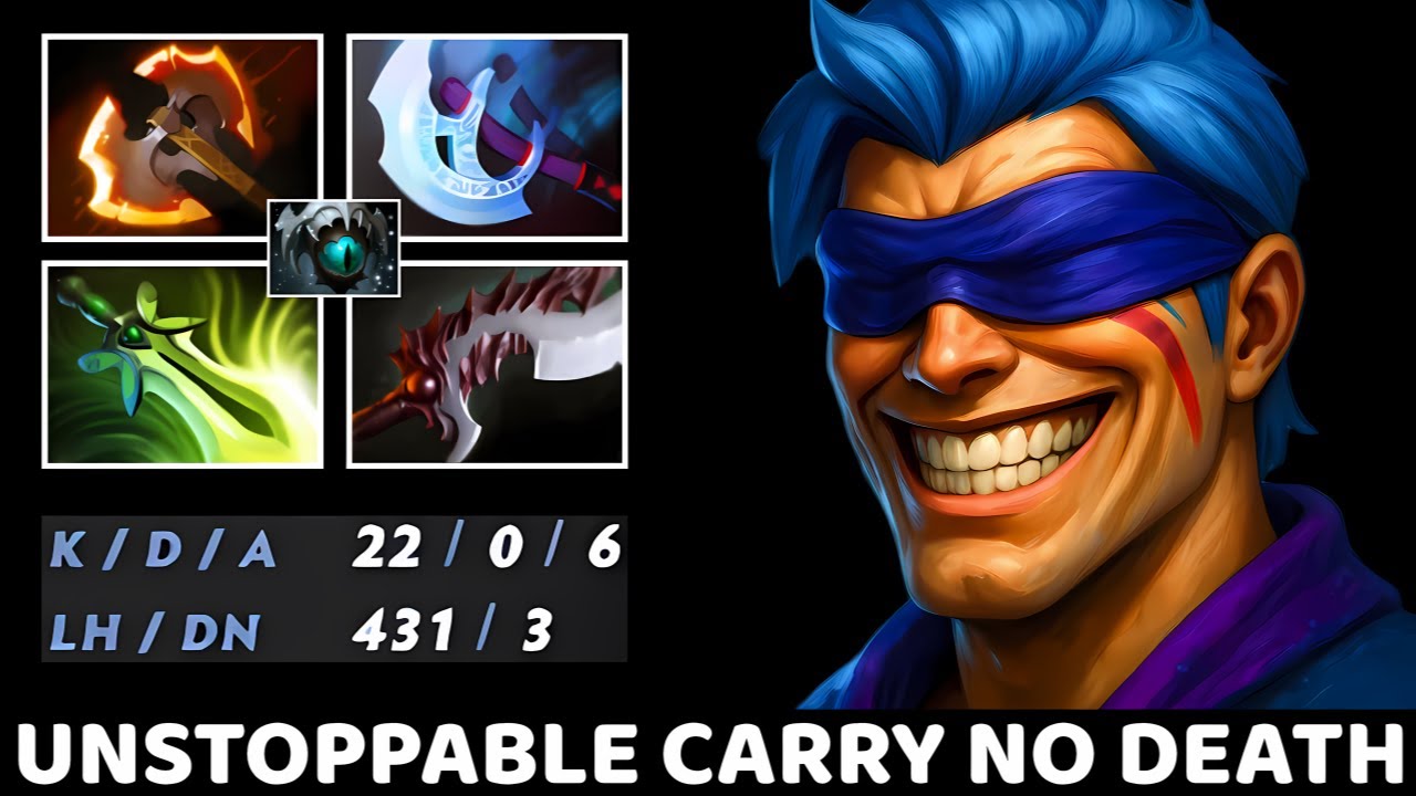 ANTI MAGE Unstoppable Carry No Death 22 Kill 7.39 Dota 2