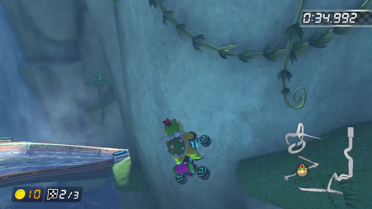Mario Kart 8 Big Blue Shortcut