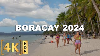 2024 Full Walking Tour of BORACAY Island! The Philippines' BEST White Beach | Station 1 to 3