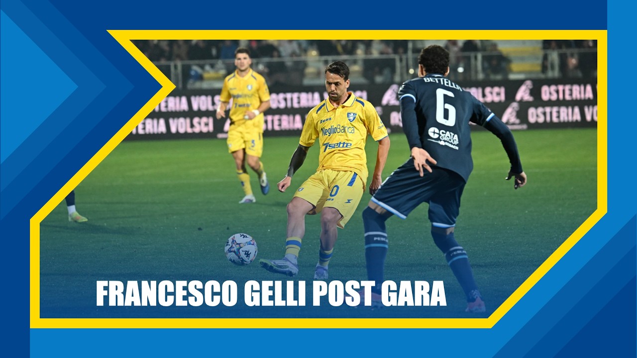 SERIE B '25/'26 | FRANCESCO GELLI POST FROSINONE - PESCARA