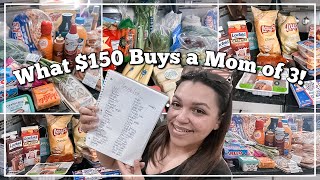 $150 Grocery Haul for My Family of 4 | Budget-Friendly + Realistic Meals