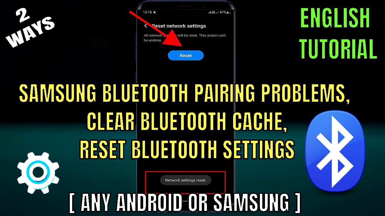 Como faço para redefinir meu Samsung Bluetooth?