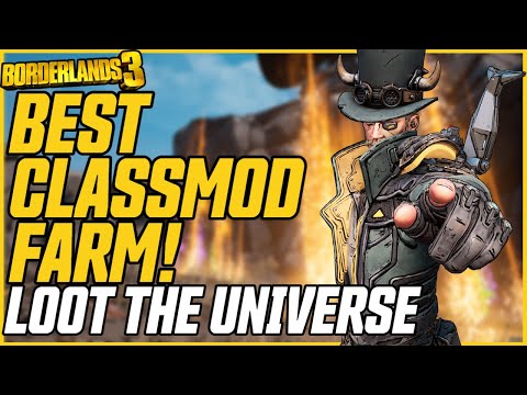 10 CLASSMODS IN A MINUTE! New Loot The Universe Farm! // Borderlands 3