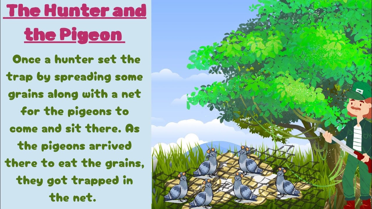 Hunter And The Pigeon l Bed Time Stories For Children l Moral Stories l ...