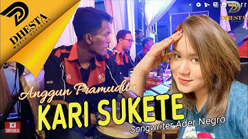 ANGGUN PRAMUDITA - KARI SUKETE (COVER) - FT ADER NEGRO  (Live Kedungrejo)
