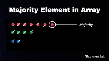 Majority Element in an Array | Moore