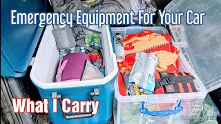 Emergency Equipment  Car KIt | EDC That I Keep In My Car