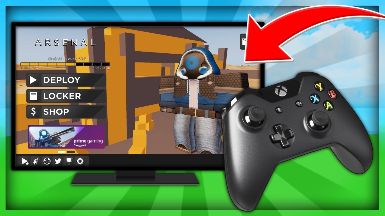 SO I 1v1'd A *CONTROLLER* PLAYER... (Roblox Arsenal)