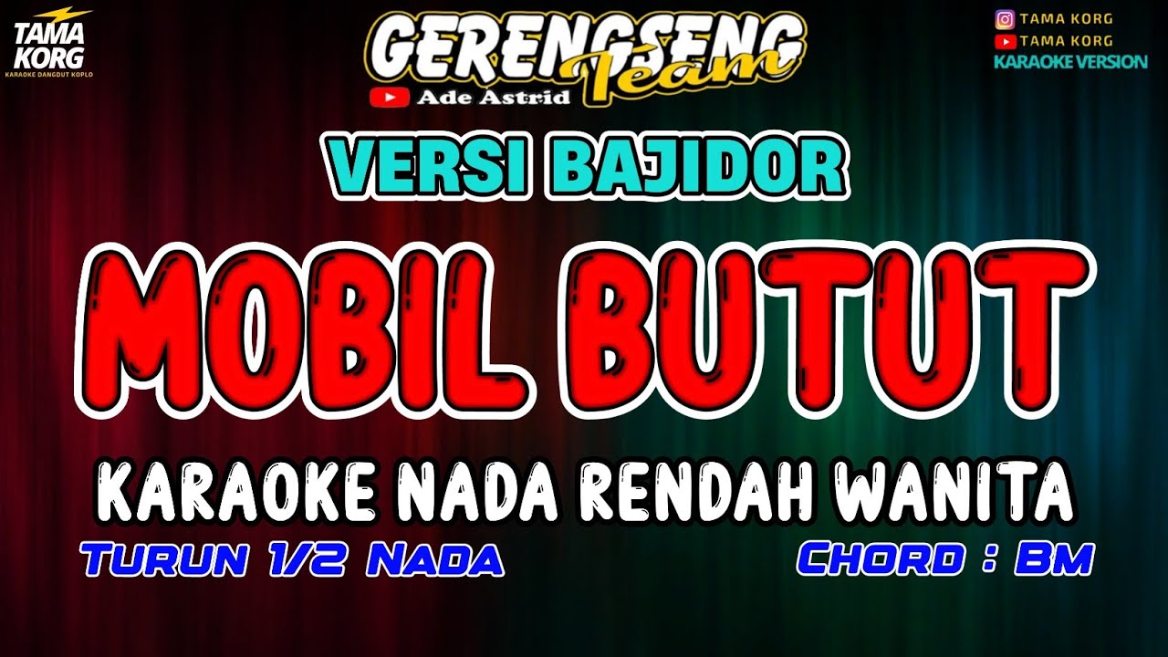 MOBIL BUTUT KARAOKE!!! Ade Astrid - BAJIDOR