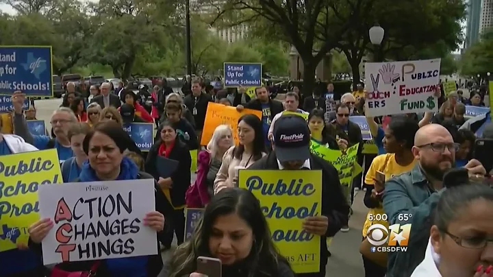 Texas Teachers Rally At State Capitol