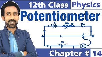 Potentiometer in Urdu Hindi || 12th Class Physics - Chapter # 13