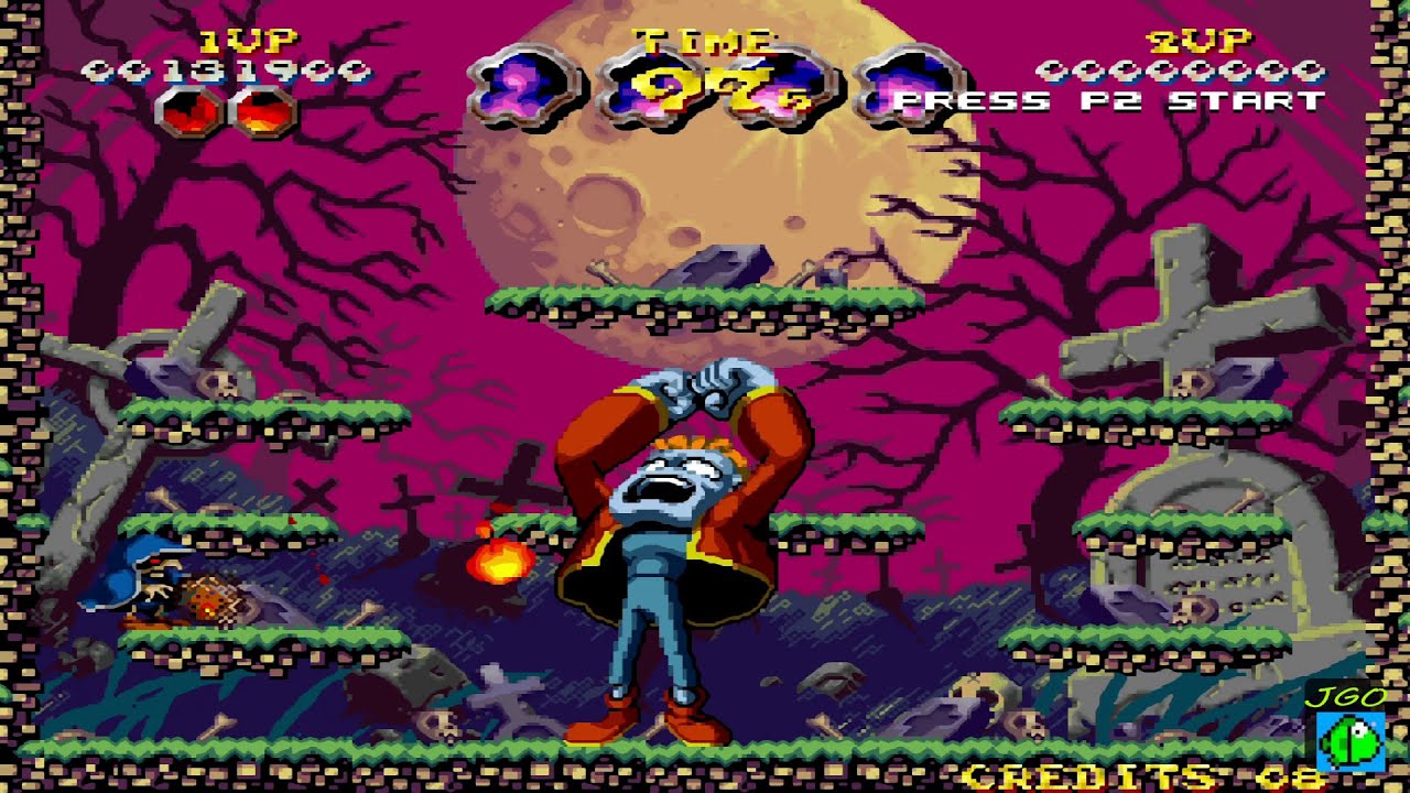 Nightmare in the Dark (2000) (Action Platformer) (Arcade) [GAMEPLAY