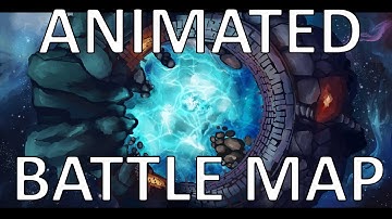 Animated Battle Map for D&D / Pathfinder / TTRPG - Astral Sea Pool by Domille