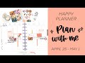 Plan with Me // Classic Happy Planner // April 25 - May 1